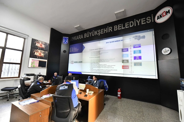Ankara AKOM görevinin başında 
