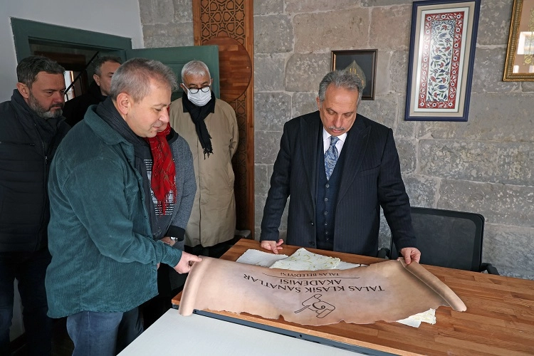 Kayseri Talas'ta Klasik Sanatlar Akademisi kuruluyor 