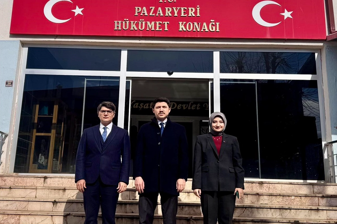 Bilecik Pazaryeri Kaymakamı Kahraman’a iade-i ziyaret 