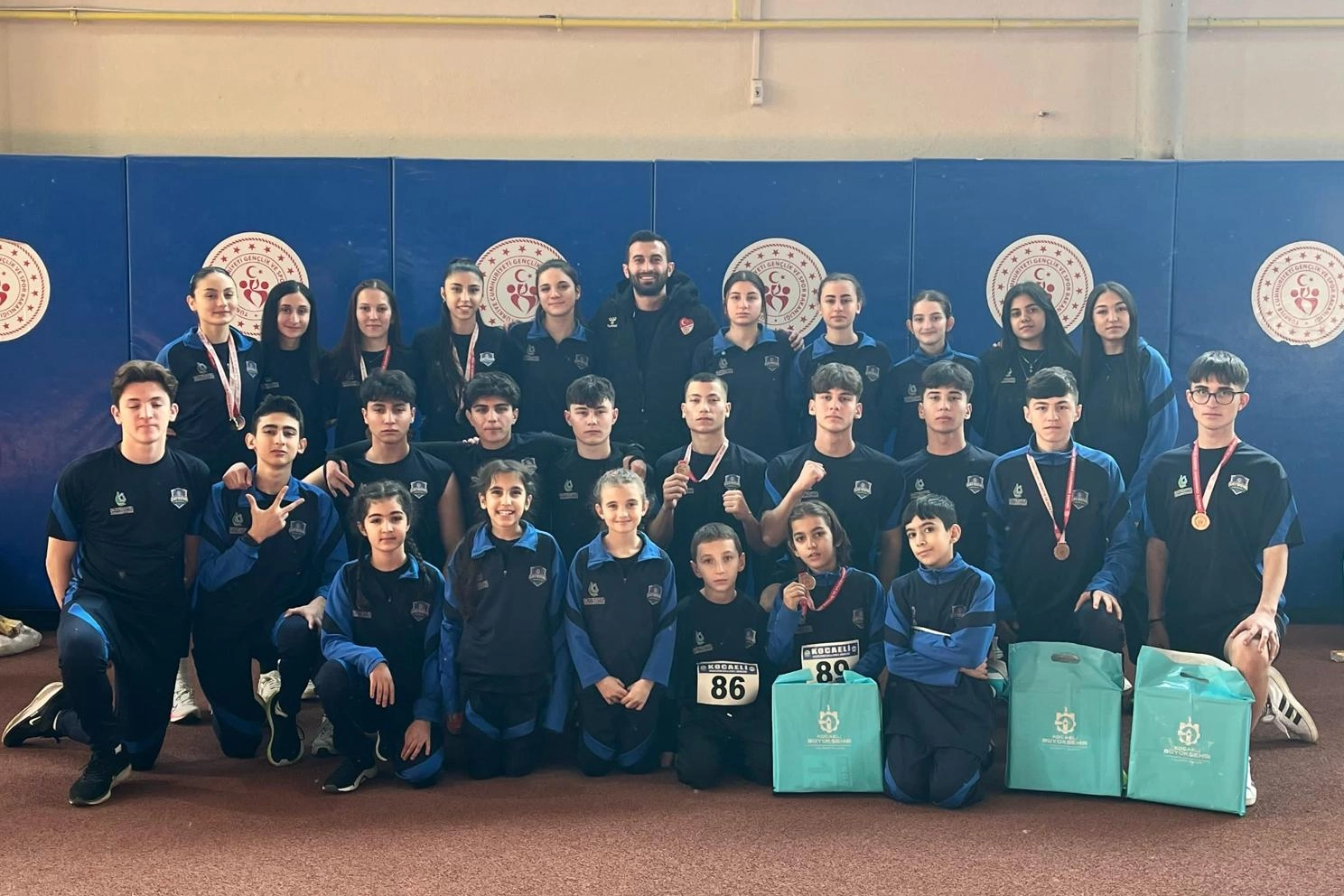 Kocaeli'de atletizmde 19 madalya 