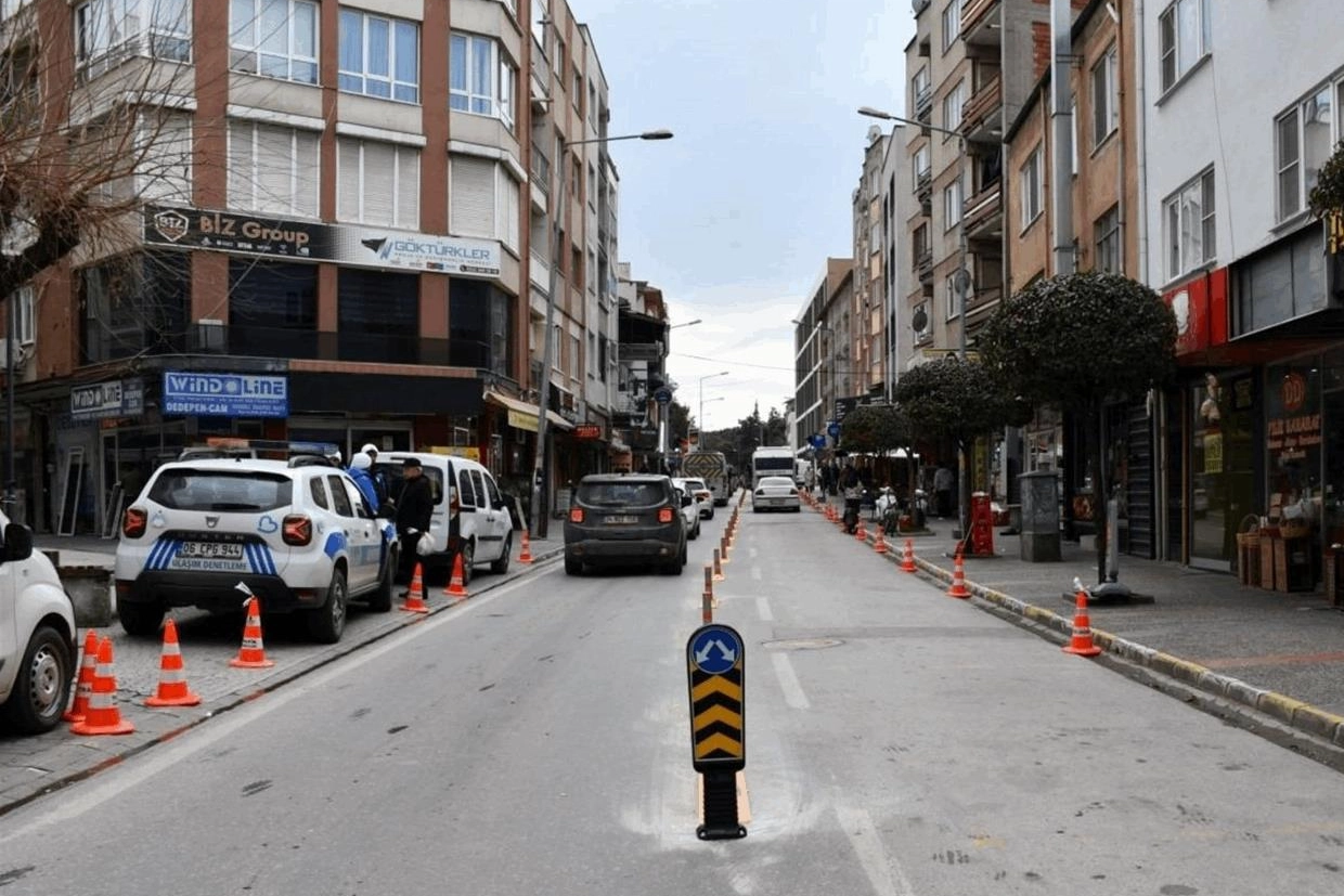 Balıkesir yollarında genişletme çalışması 