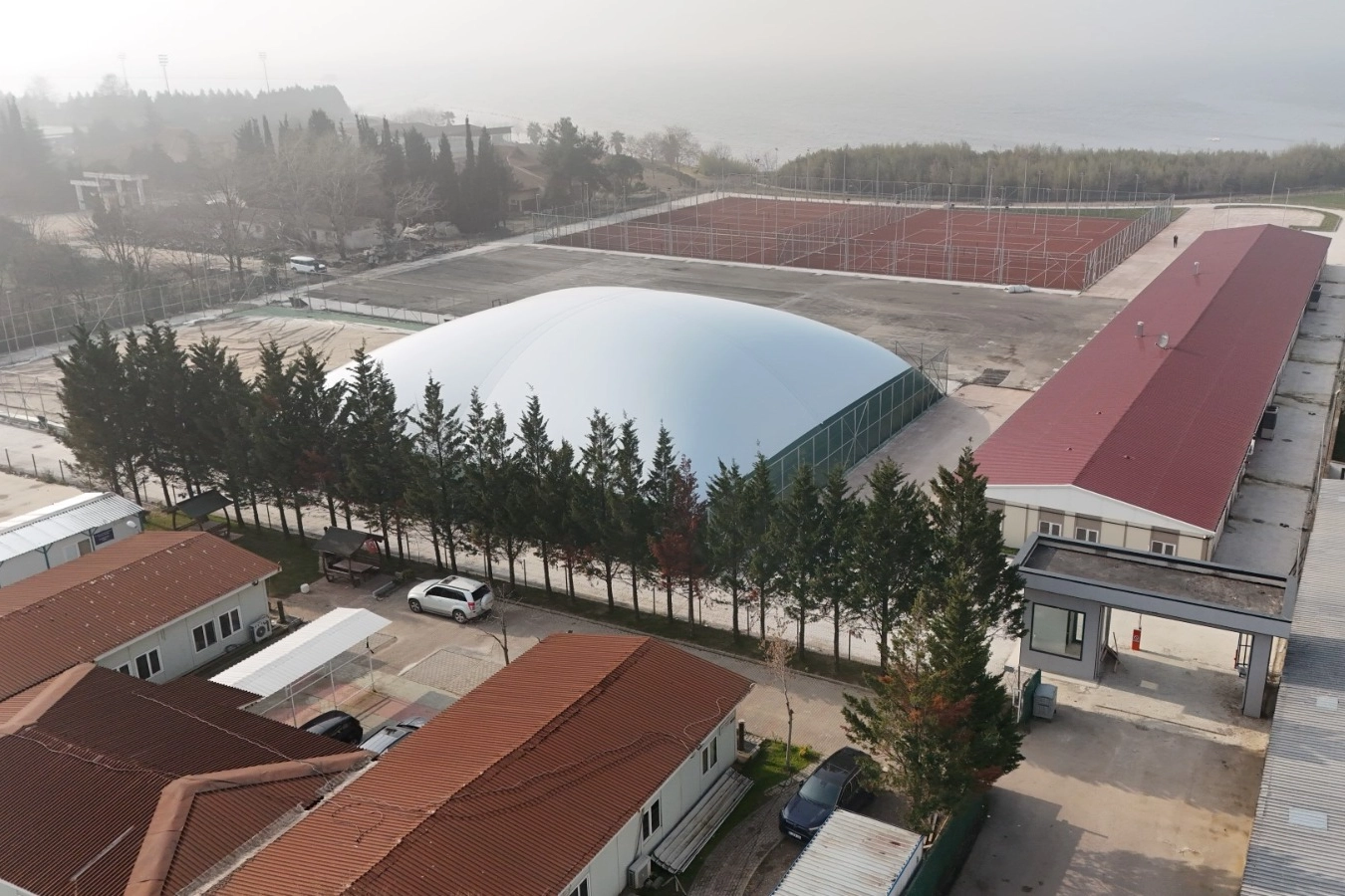 Kocaeli'de tenis tutkunları için eşsiz bir tesis 