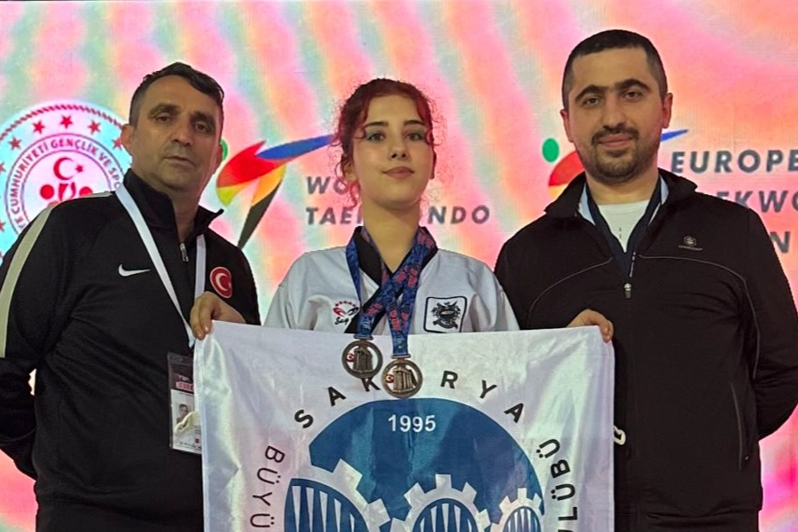 Sakaryalı sporcu uluslararası şampiyonada parladı 