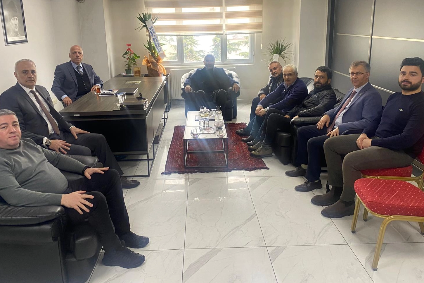 Artvin Faal Gazeteciler Derneği’nden Ticaret Borsası’na 'Hayırlı olsun' ziyareti 