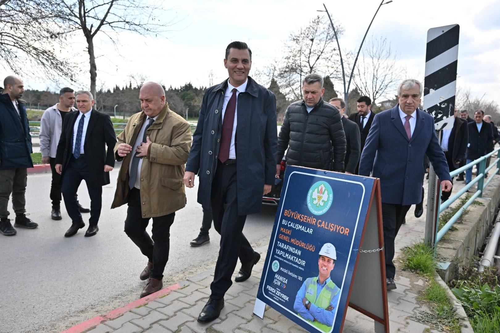 Manisa'da Başkan Zeyrek, Irlamaz Vadisi’nde incelemelerde bulundu 
