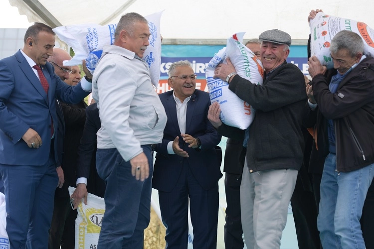 Kayseri'de üreticilere 'büyük' destek 