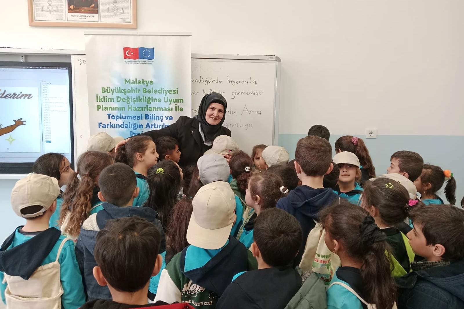 Malatya'da ‘İklim Değişikliği ve Sıfır Atık’ okullarda anlatılıyor 
