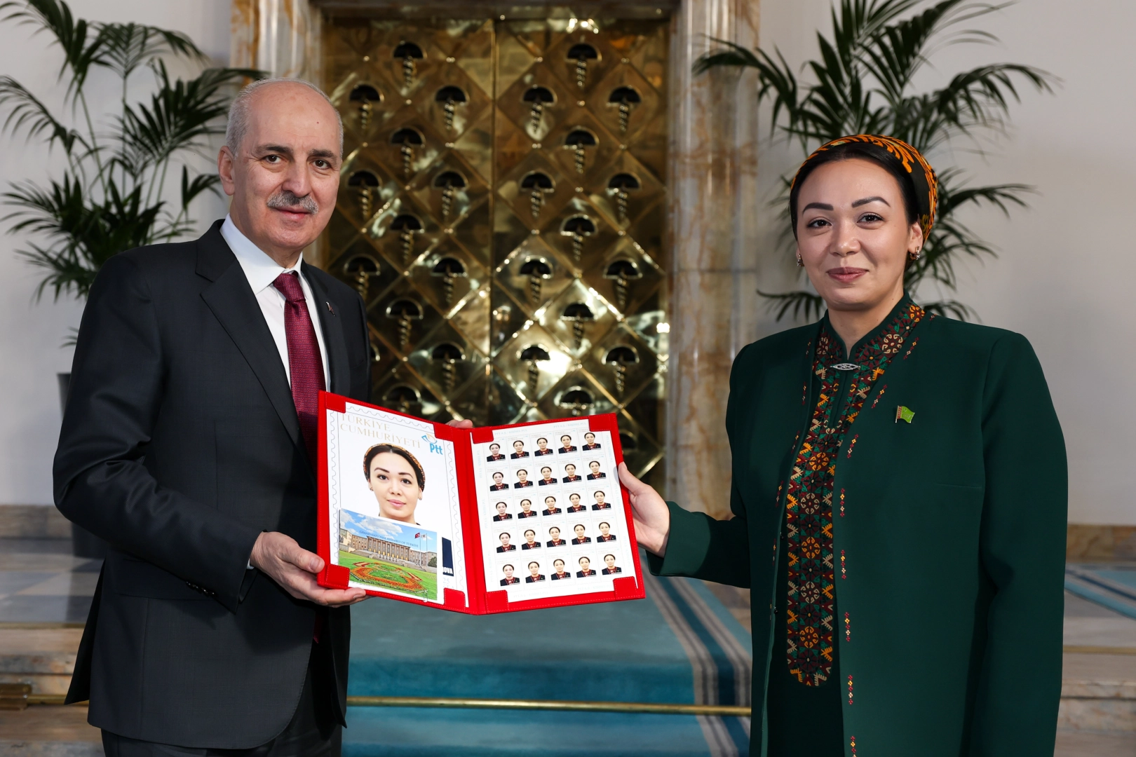 Türkmenistan Meclis Başkanı Gulmanova TBMM'de 