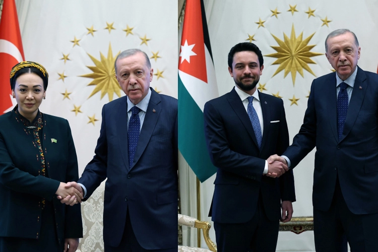Külliye'de iki önemli kabul 