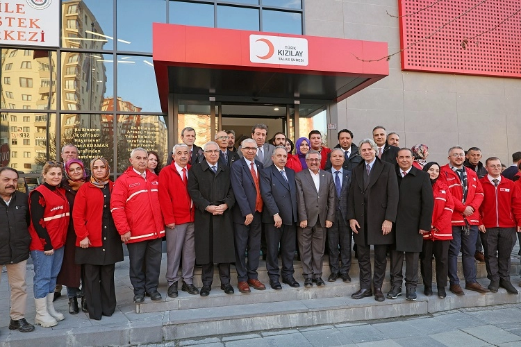 Kayseri Talas'a Kızılay'dan teşekkür 