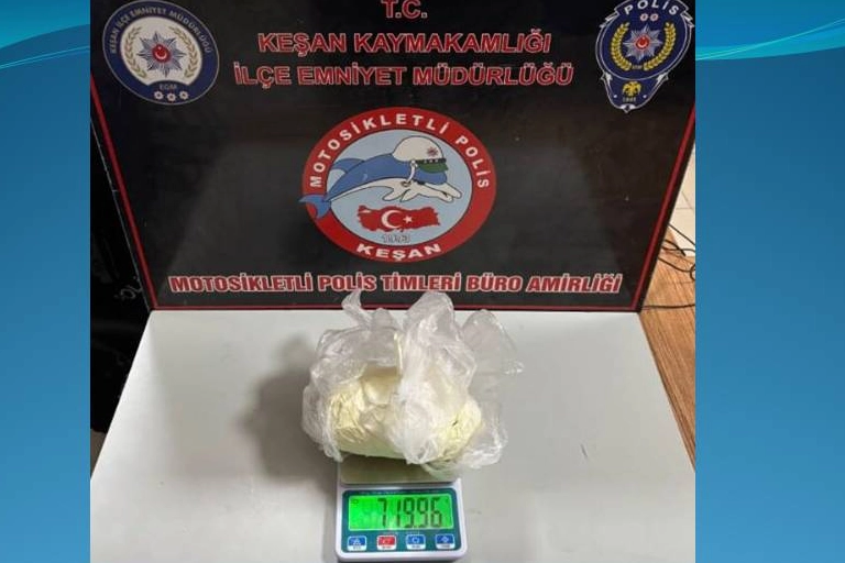 Keşan'da uyuşturucu operasyonu... Teyze ve yeğen yakalandı 