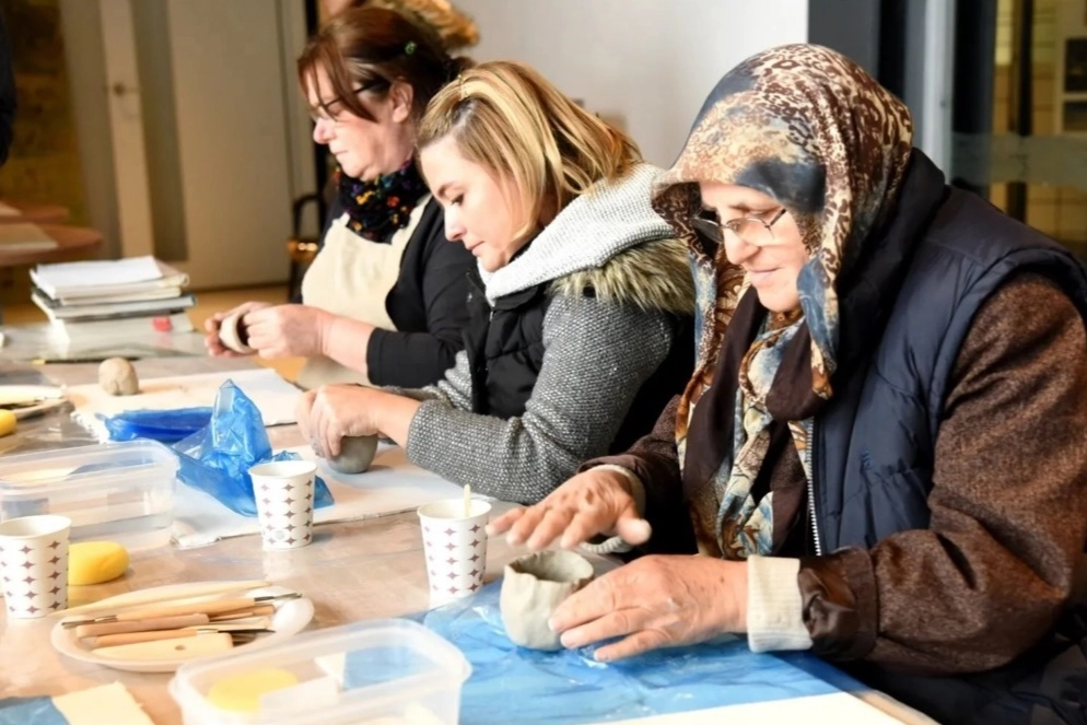 İzmir Bornova'da tarihin kalbinde sanat atölyesi 