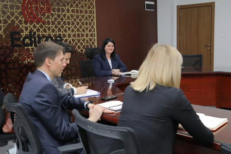 Edirne Belediyesi AB heyetini ağırladı 