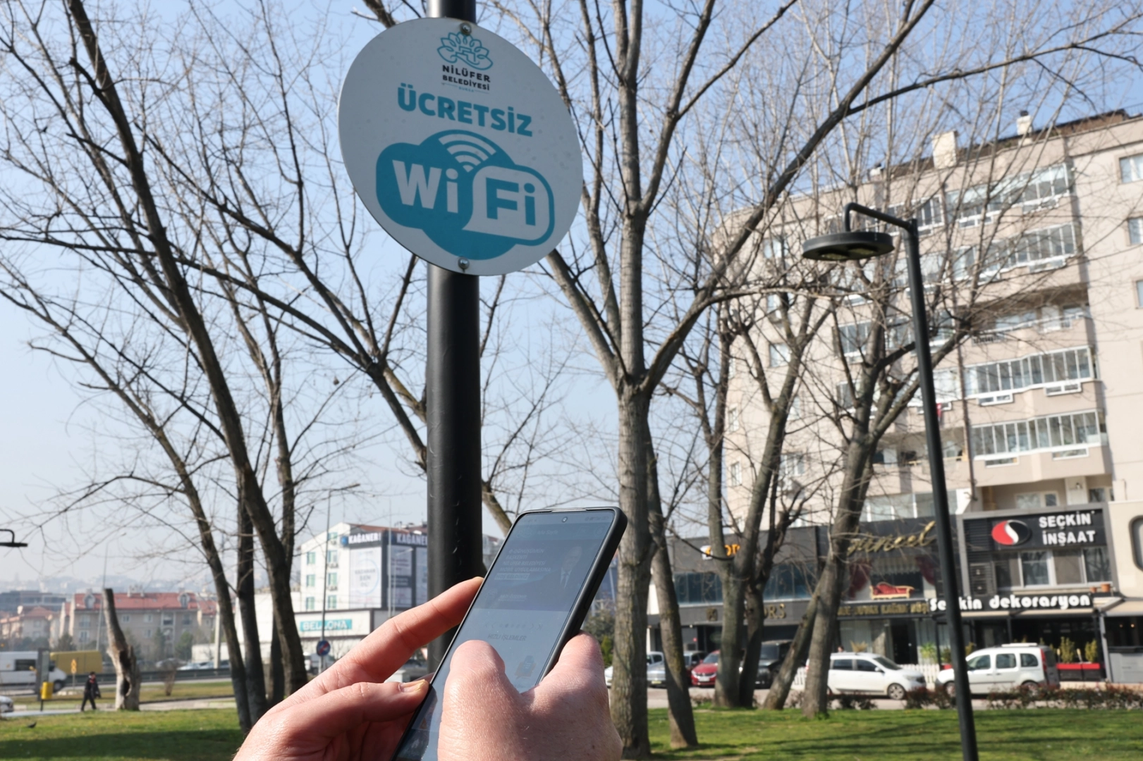 Bursa Nilüfer'de ücretsiz Wi-Fi yaygınlaşıyor 