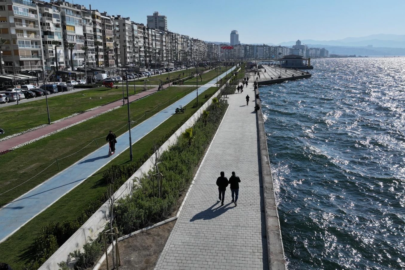 İzmir Kordon hem güvenli, hem daha yeşil 