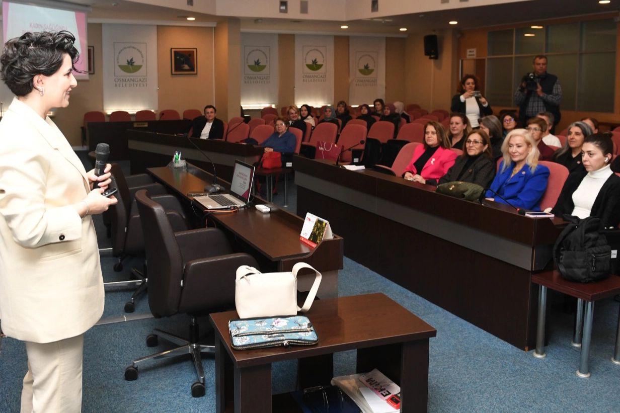 Bursa Osmangazi’de kadınlara özel sağlıklı yaşam semineri 