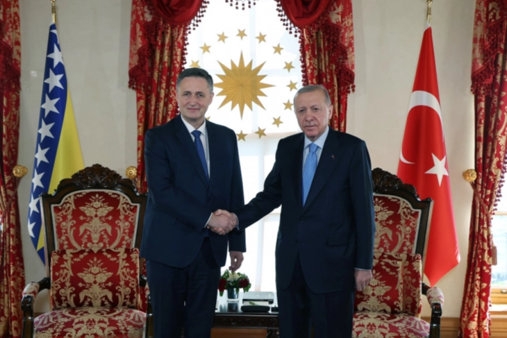 Cumhurbaşkanı Erdoğan, Becirovic'le görüştü 