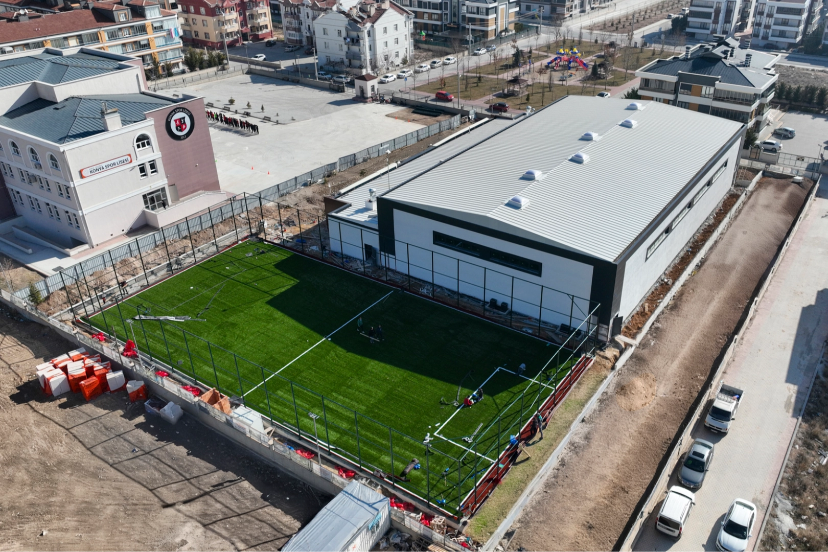 Konya Spor Lisesi'nde yeni spor salonu 