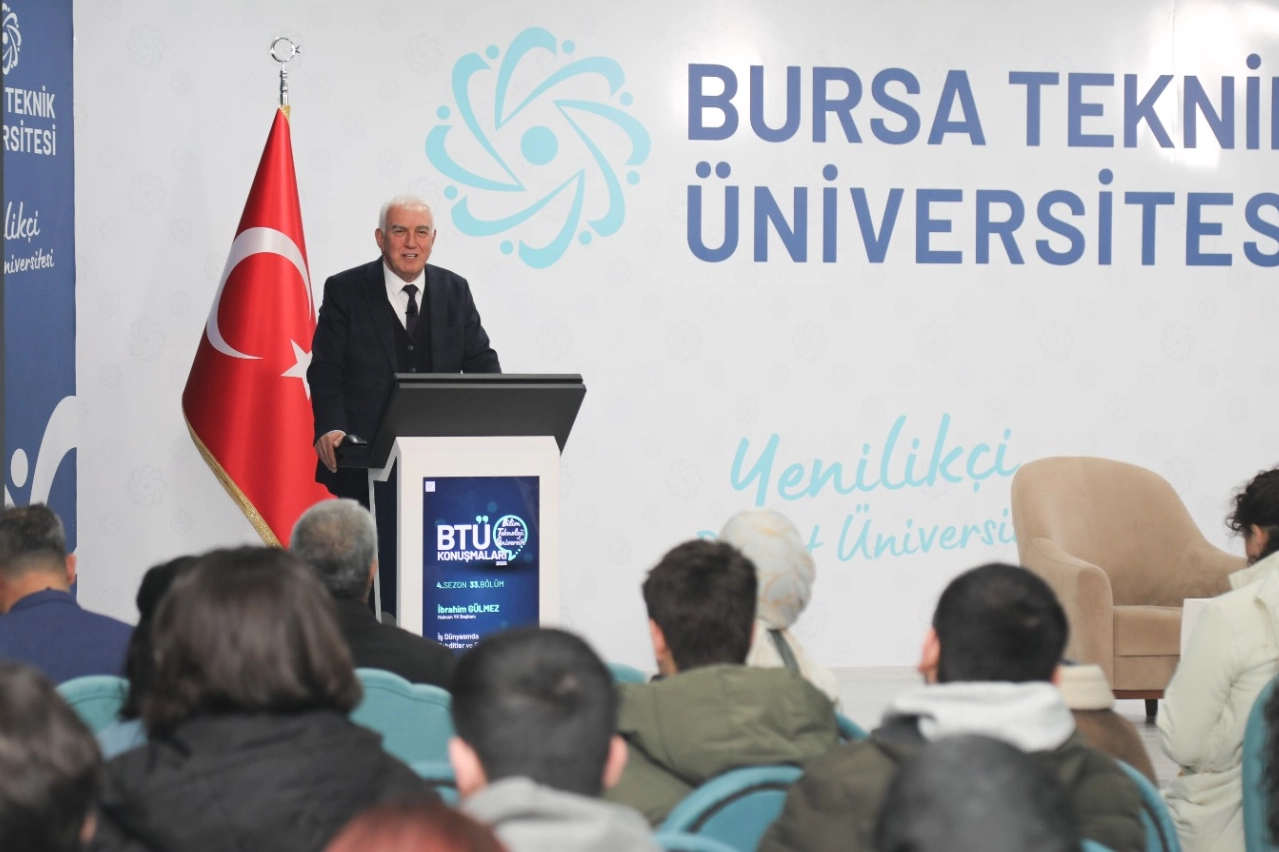 İbrahim Gülmez , BTÜ Konuşmaları’nın konuğu oldu 
