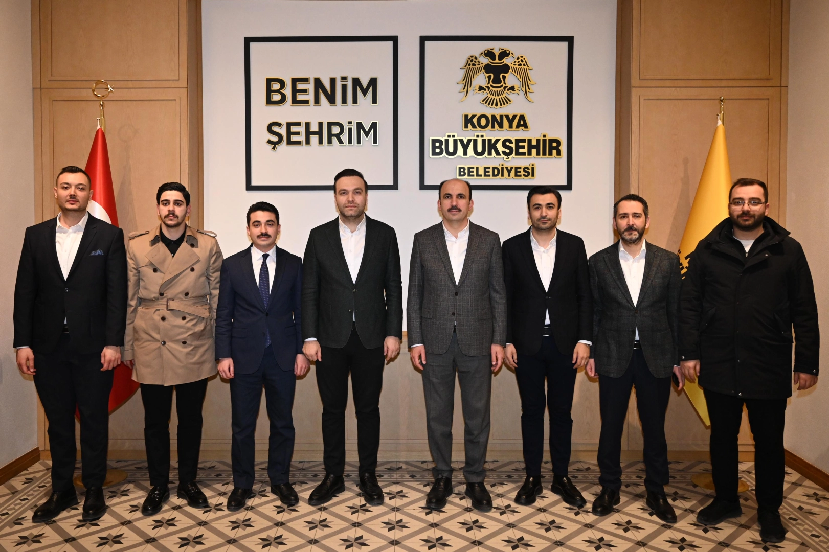 AK Gençlik'ten Konya'da Başkan Altay'a ziyaret 