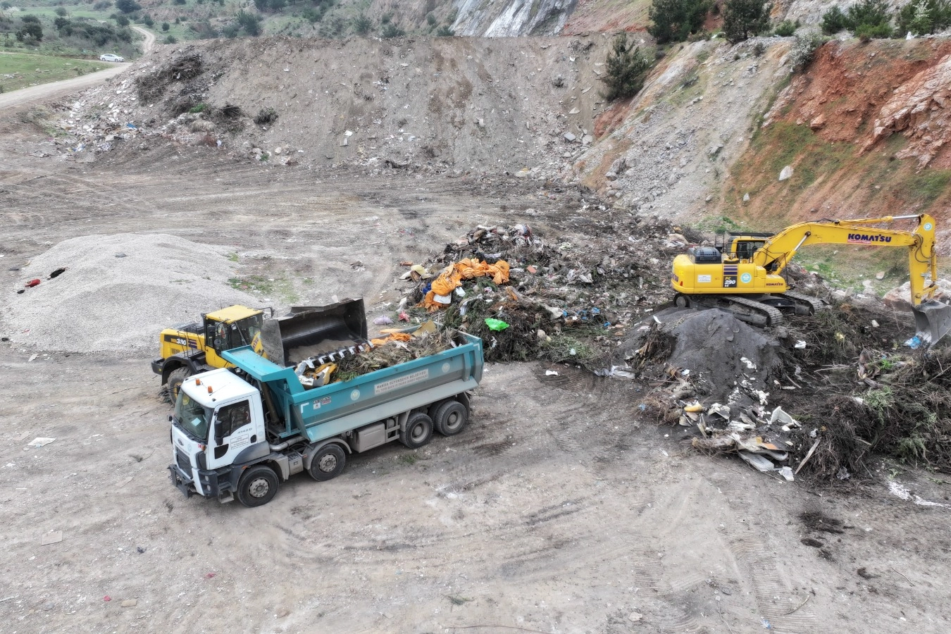 Manisa'da kaçak dökümlere 7/24 denetim 