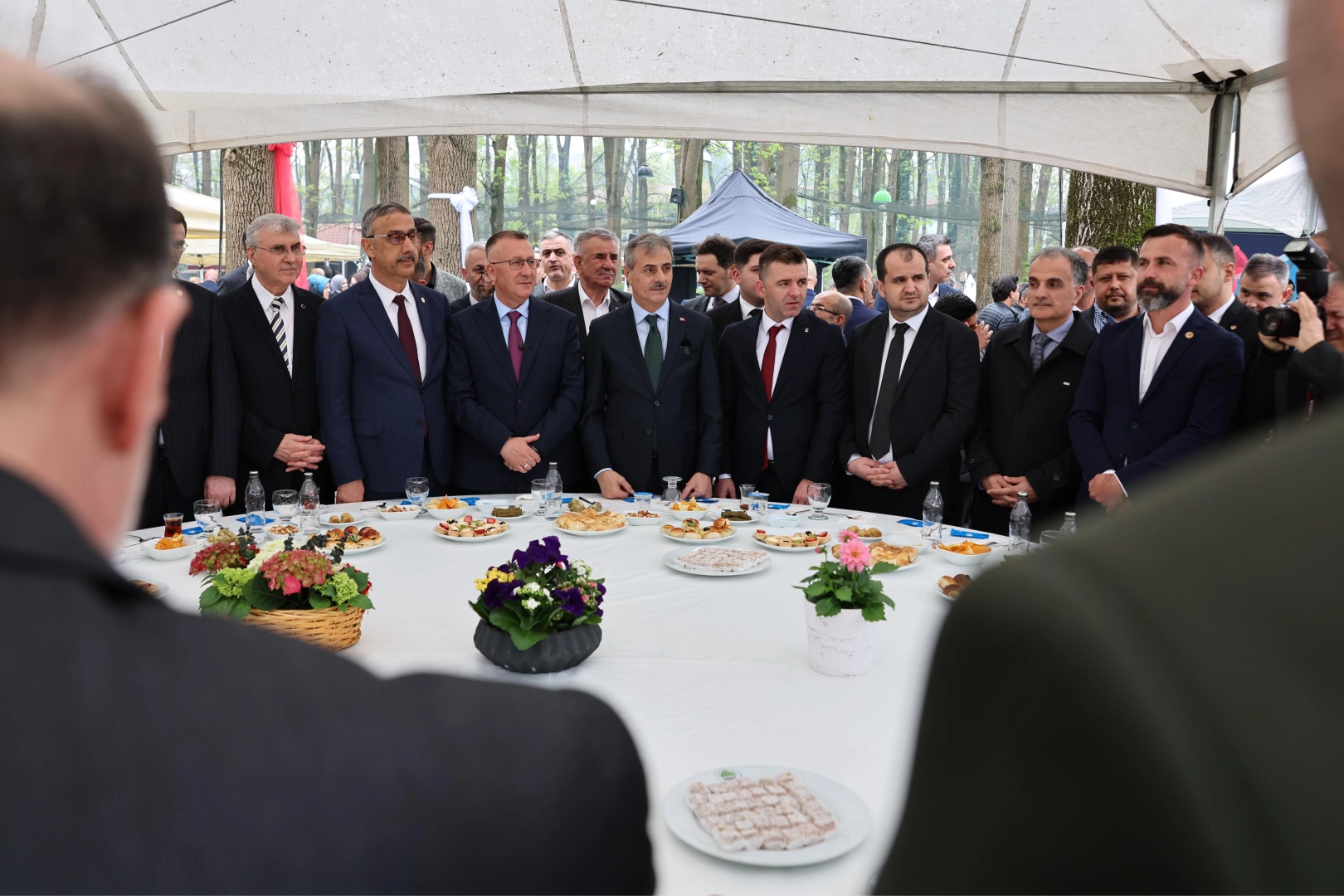 Sakarya protokolü bayramlaştı 