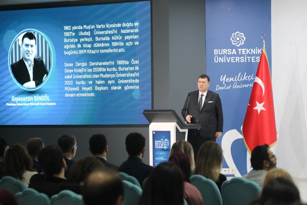 BTÜ Konuşmaları’na Gıyasettin Bingöl konuk oldu 