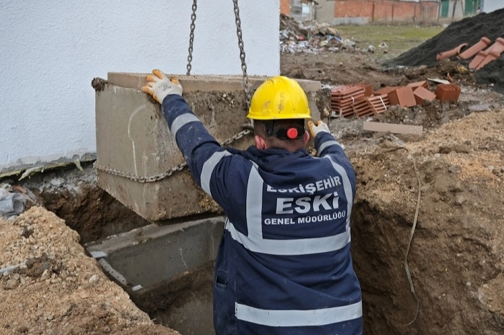 Eskişehir Büyükşehir'den yeni altyapı çalışması 