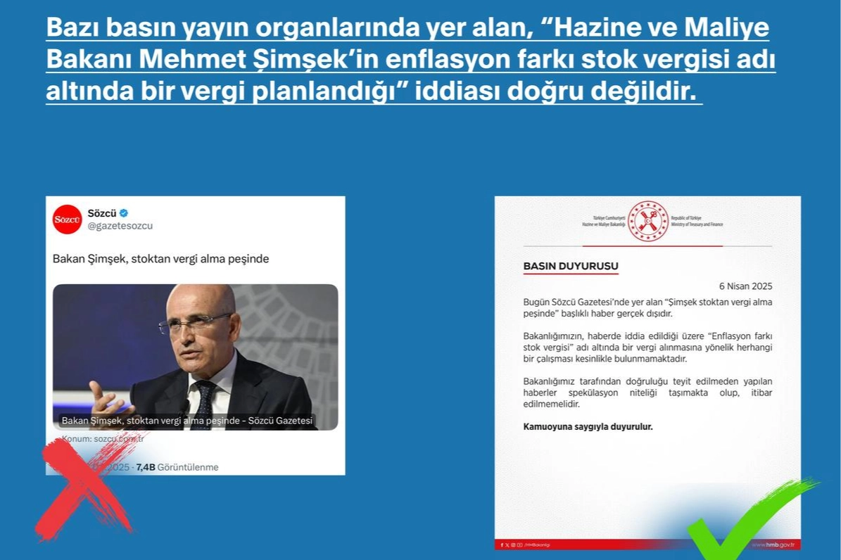 Maliye'den 'stok vergisi' iddialarına açıklama 