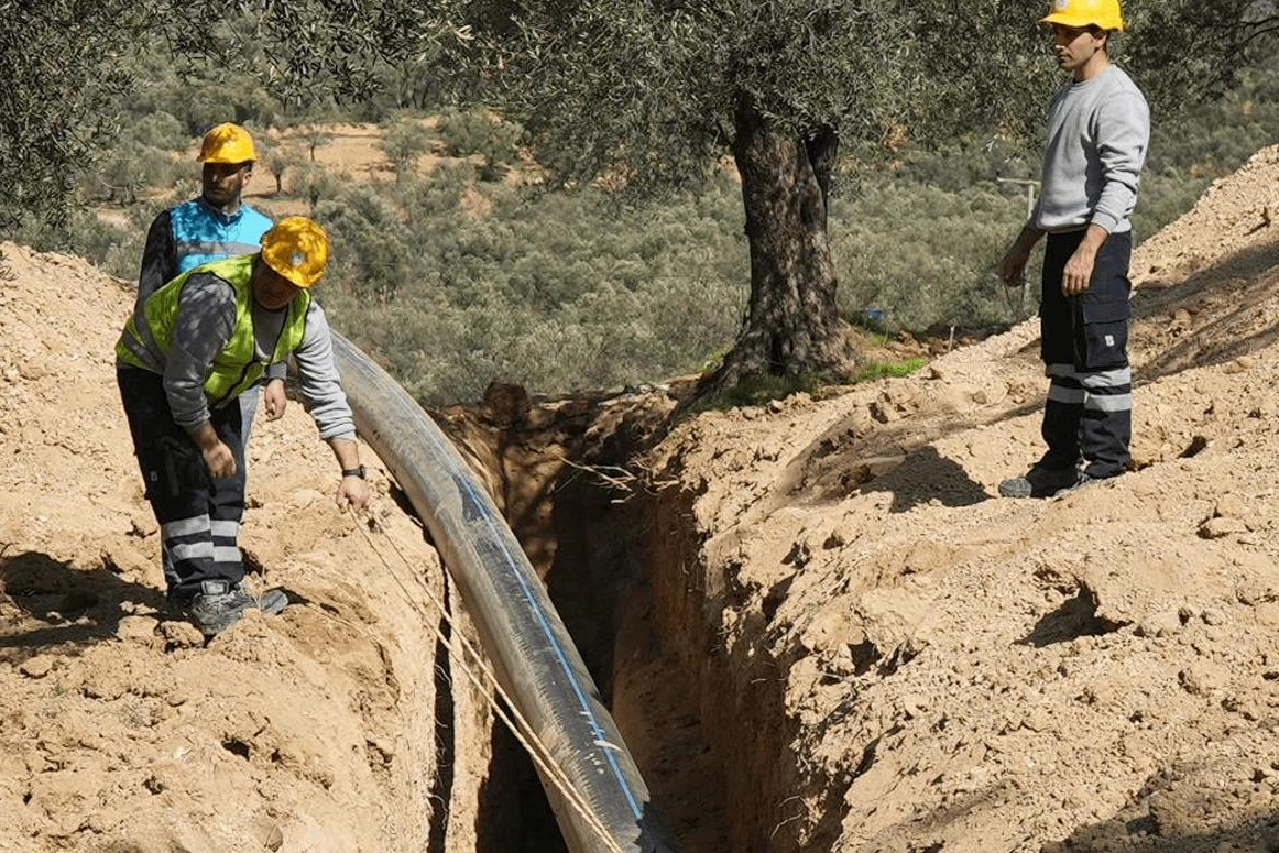 BASKİ’den Gömeç’e yeni içme suyu hattı 