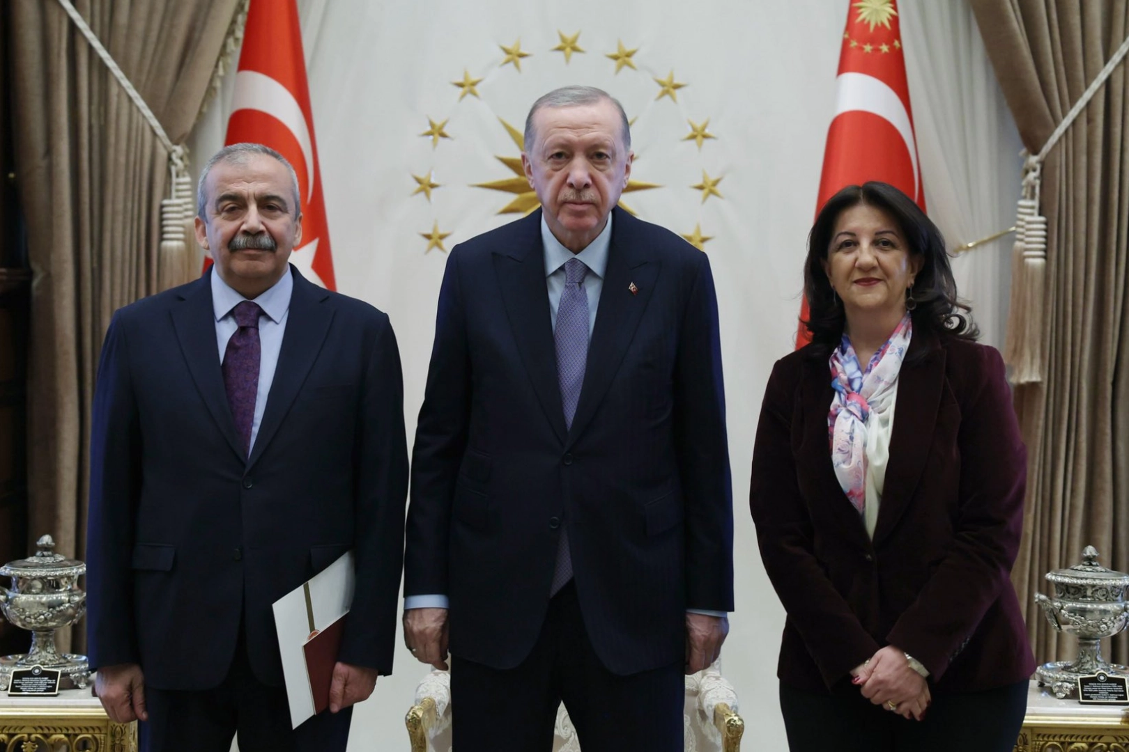 Cumhurbaşkanı Erdoğan, DEM heyetini kabul etti 