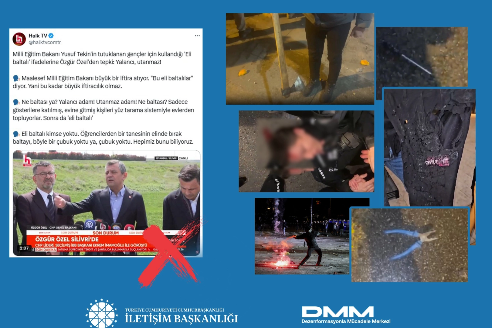 İstanbul'daki sokak olaylarıyla ilgili dezenformasyon iddiaları çürütüldü 