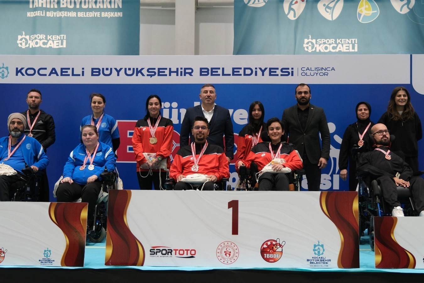 Türkiye Boccia Şampiyonası'nda Kocaeli rüzgarı 