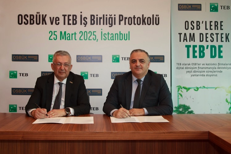 TEB ve OSBÜK’ten sürdürülebilirlik ve dijital dönüşüm için iş birliği 