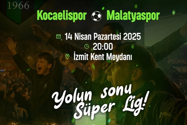 Kocaeli'de kalpler sahada, coşku meydanda 