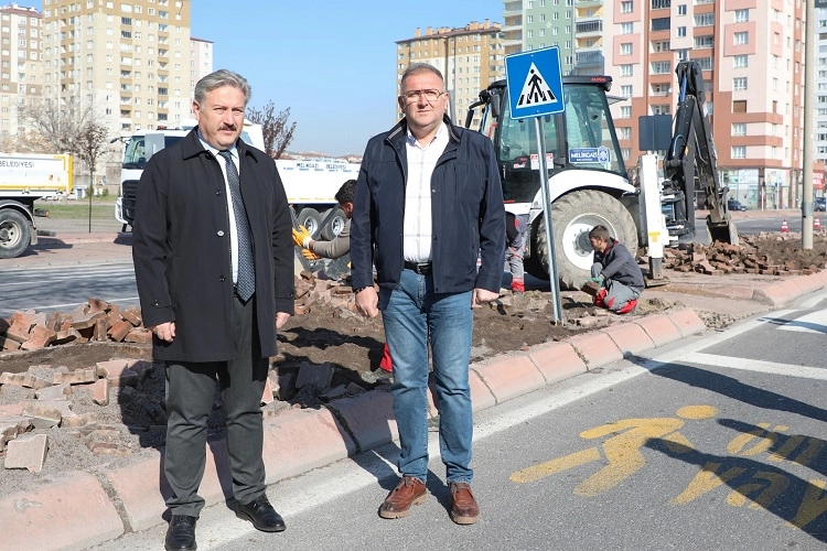 Kayseri Melikgazi Belediyesi'nden estetik hareketler 