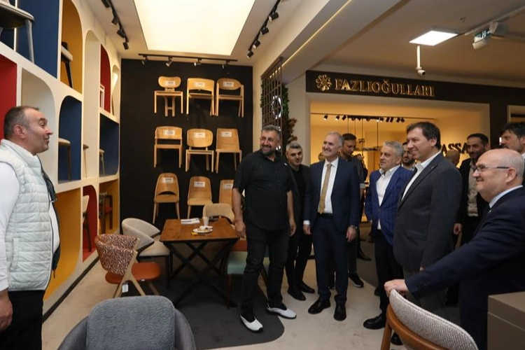 Bursa İnegöl protokolünden Modef’e ziyaret 