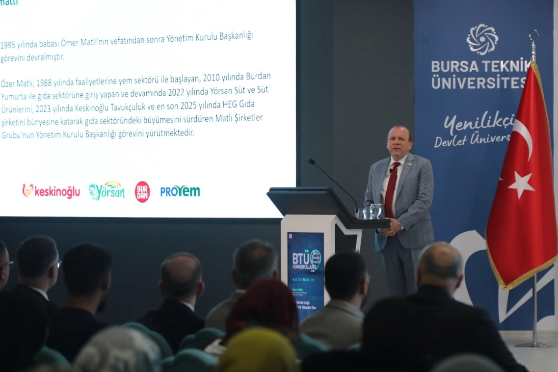 Özer Matlı üniversitelilerle tecrübe paylaştı 
