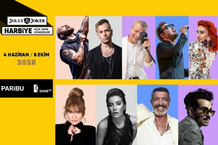 Jolly Joker Harbiye Açık Hava Konserleri başlıyor 