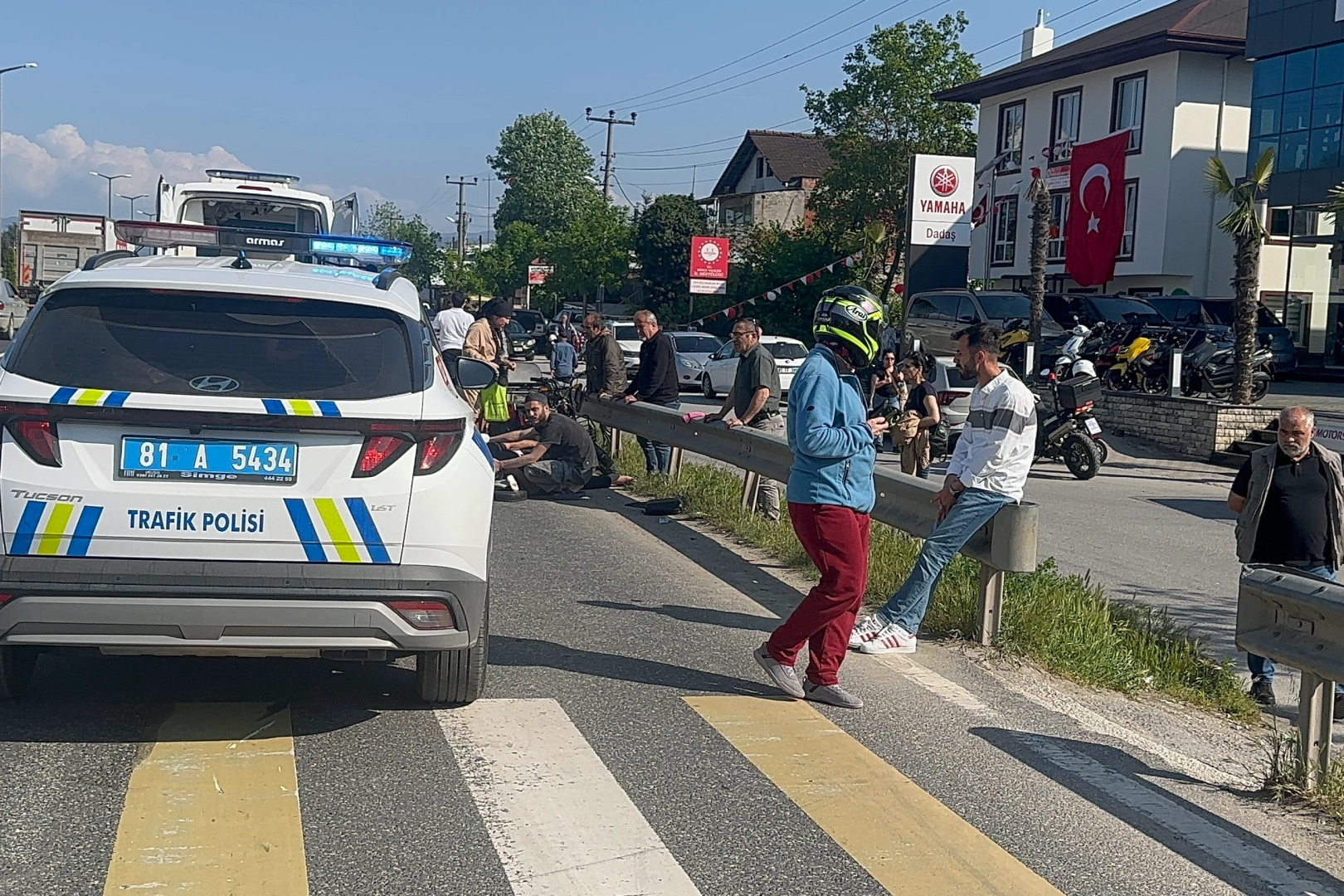 Düzce'de trafik kazası: 2 yaralı 