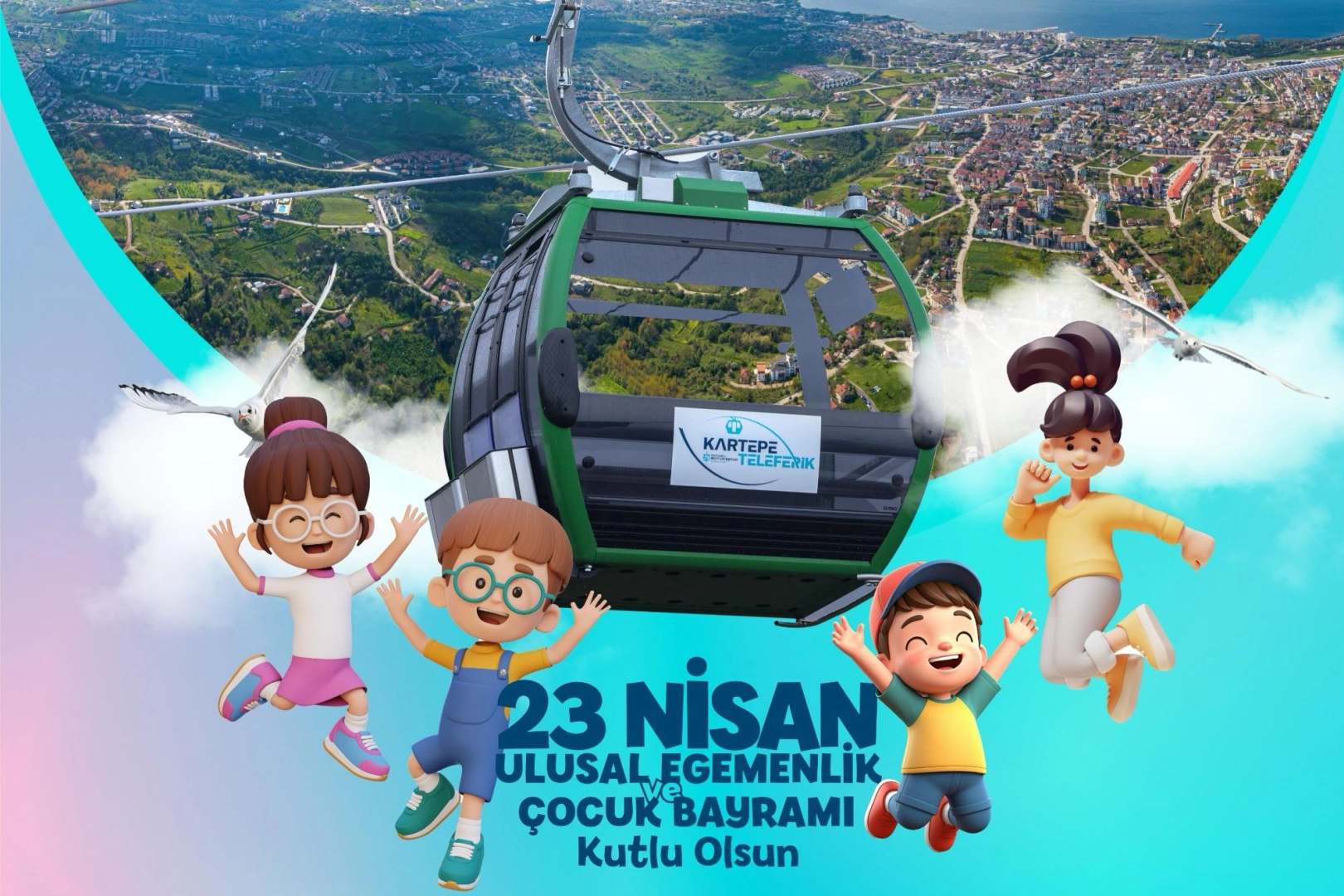 Kartepe Teleferik’te bayrama özel yüzde 50 indirim 