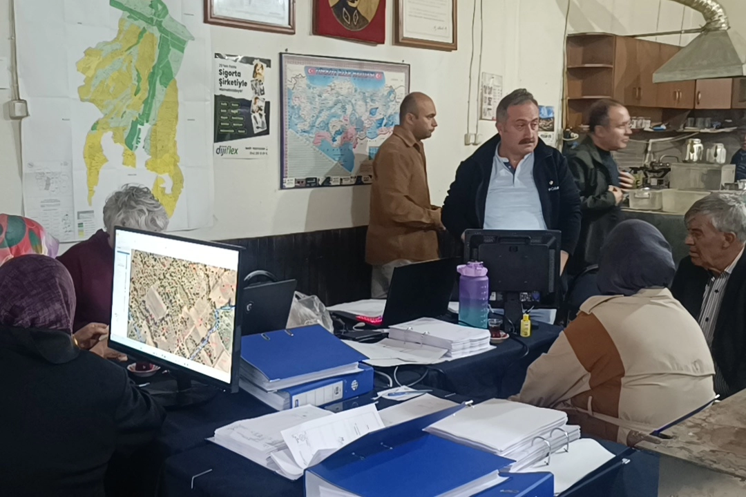 Bilecik Pazaryeri’nde DSİ'nin toplulaştırma çalışmaları sürüyor 