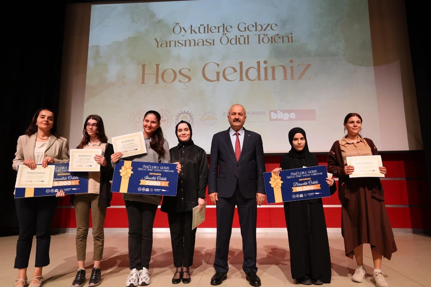 Gebze öyküleri ödüllendirildi 