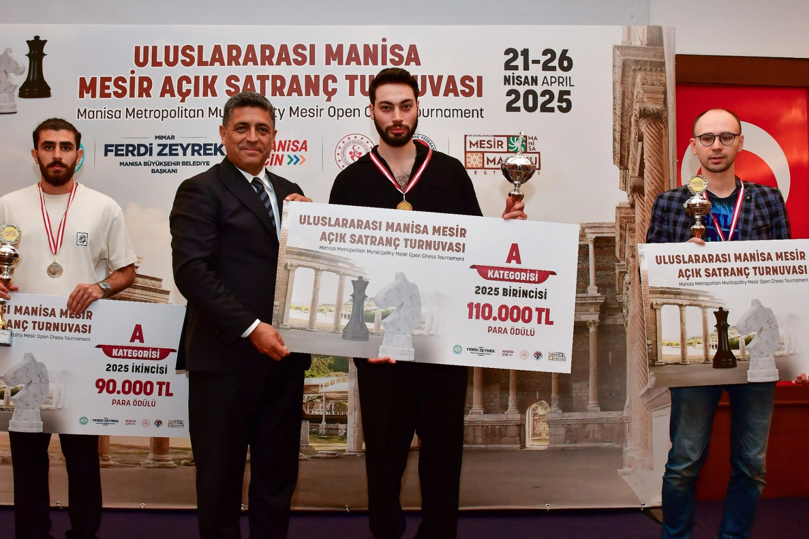 Manisa Festivali Satranç Turnuvası’nda şampiyon belli oldu 