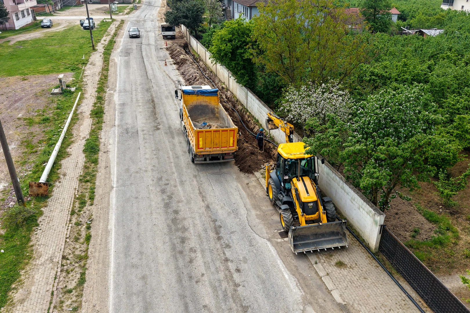 Sakarya Hendek'te Uzunçarşı’nın içme suyu altyapısına yenileme 