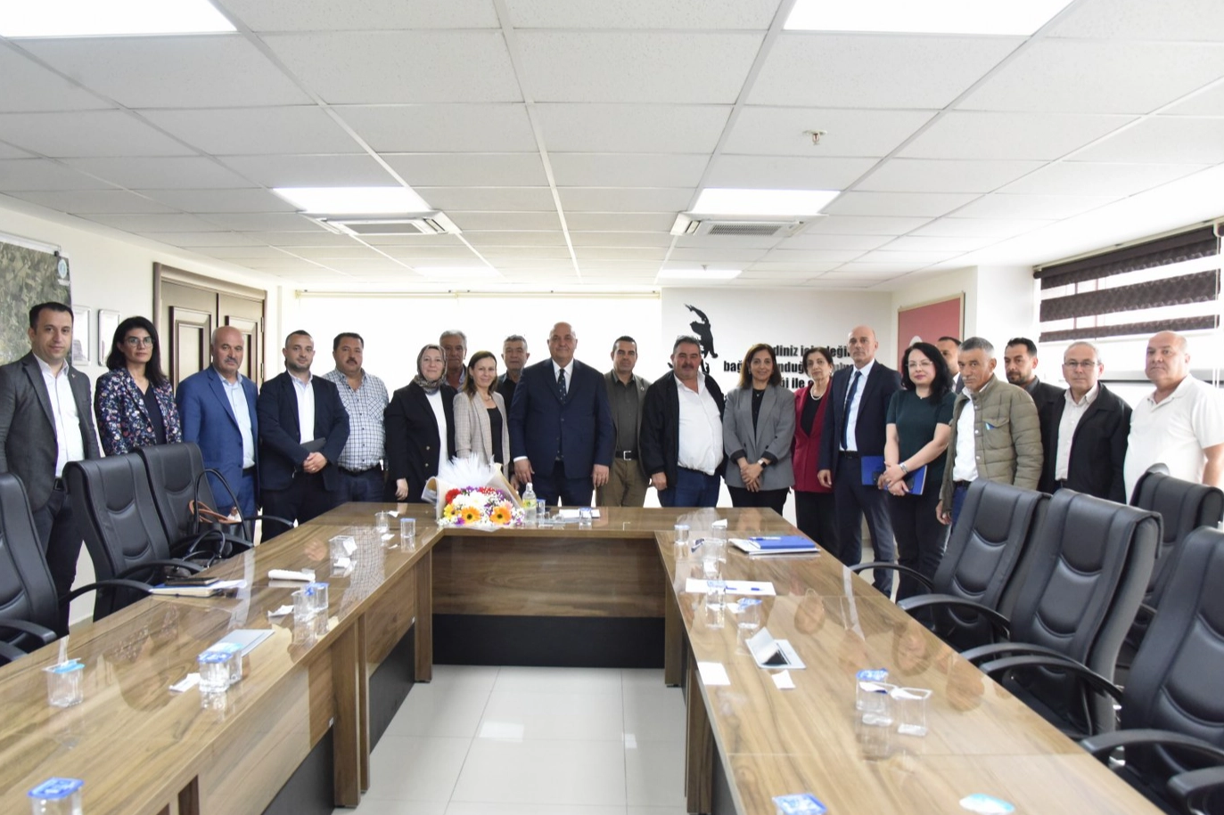 Yunusemreli muhtarlar MASKİ’de ağırlandı 