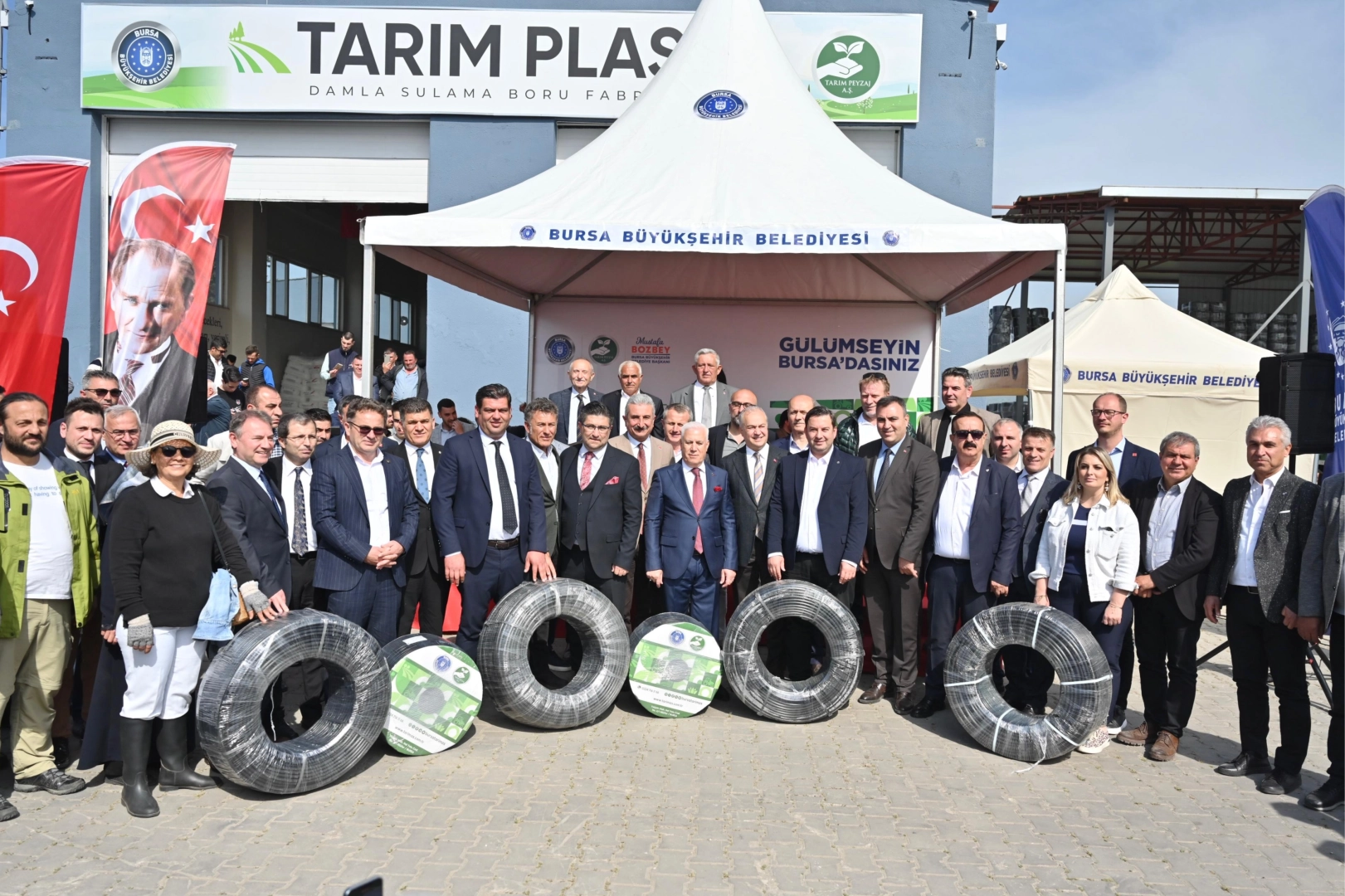 Bursa Büyükşehir’den çiftçiye büyük destek 