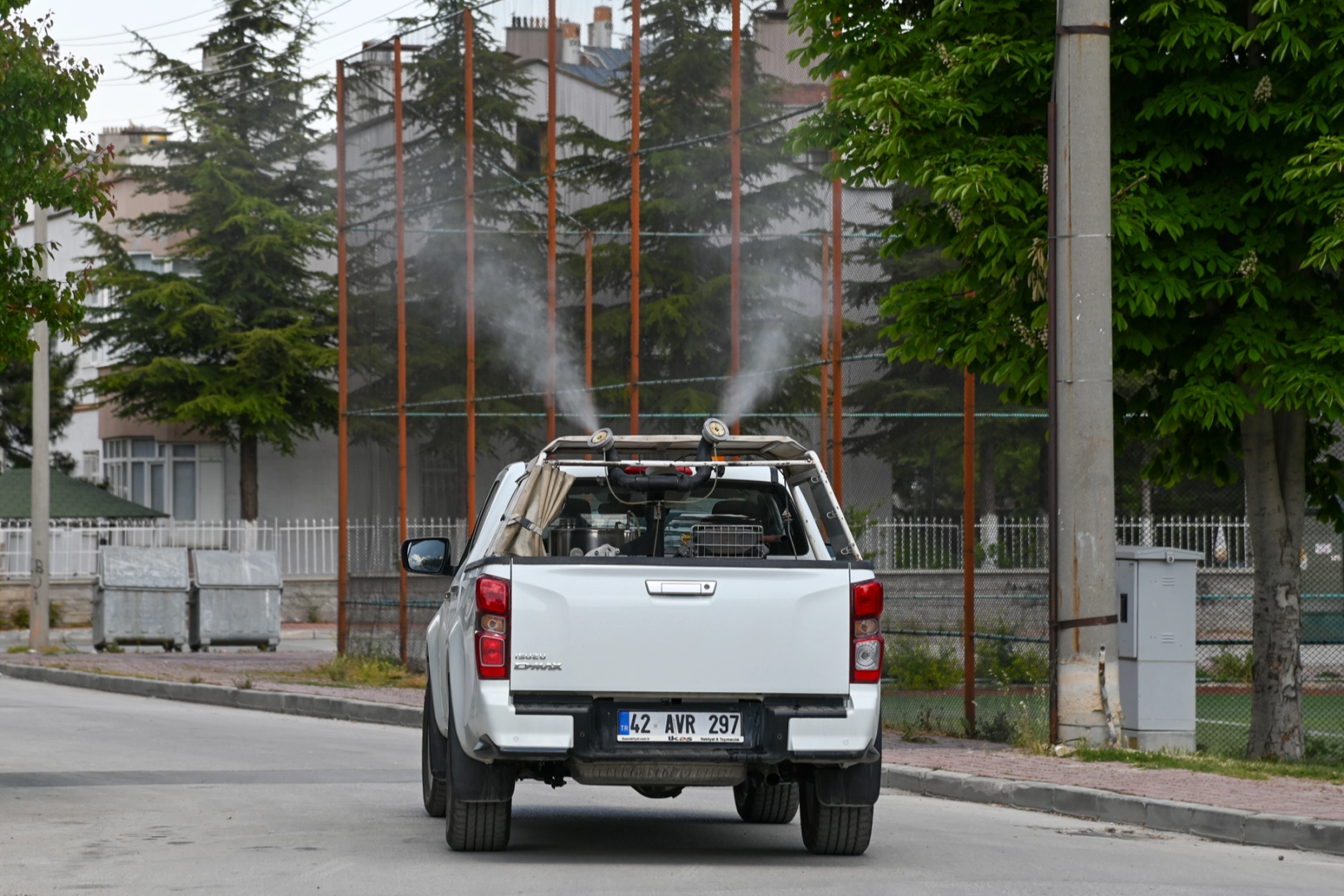 Konya Selçuklu'da ilaçlama çalışmaları 