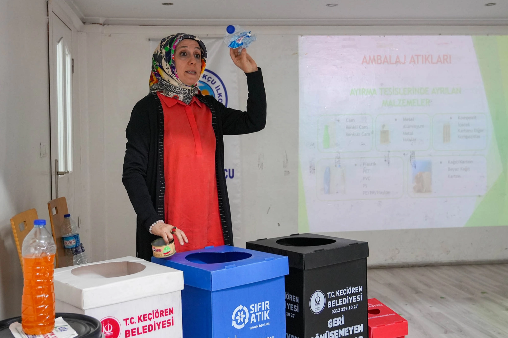 Ankara Keçiören'de 'sıfır atık' bilinci 