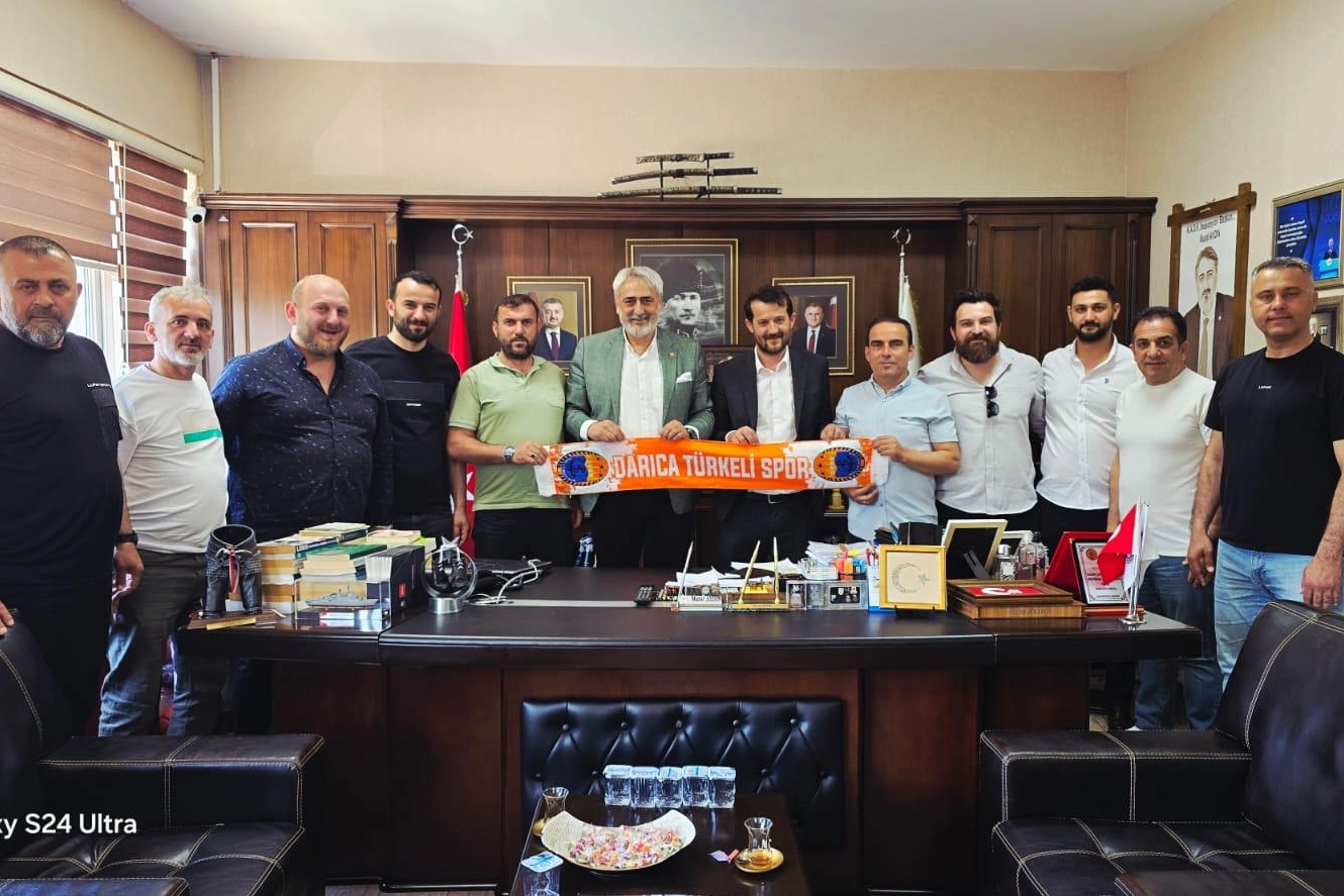 Darıca Türkelispor’dan Aydın’a tebrik ziyareti 